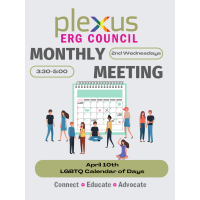 Plexus ERG Council: LGBTQ+ Calendar of Days