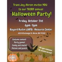 Trans Joy Akron Third Annual Halloween Party