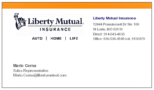 Liberty Mutual Auto Insurance Card News Word