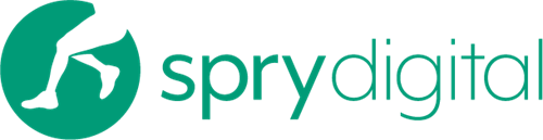 Spry Digital Emerald Green Horizontal Logo