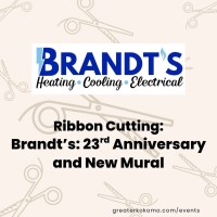 Ribbon Cutting: 23 Years of Brandt's and New Mural