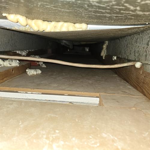 After we cleaned airducts.