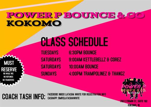 Kokomo location class schedule