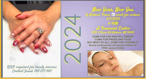 New Year New You pampering night for widows