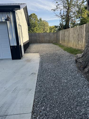 delivery and driveway install