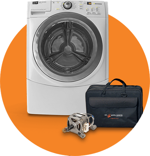 We repair all brands of washers and dryers