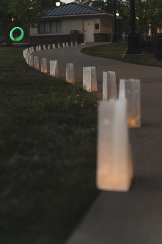 Candlelight vigil for child abuse prevention month 2024. (Kaylin Forbush Photography)