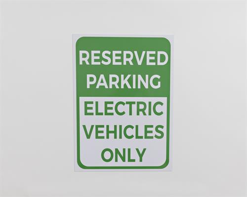 UV Vinyl Print mounted on Aluminium - Car Park Signage