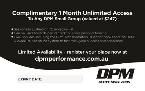 Your Special DPM Offer