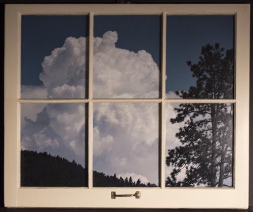 Rising Thunder / Vintage Window Art