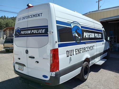 Payson Police Vehicle Wrap