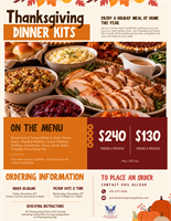 Thanksgiving Dinner Kits at Bolingbrook Golf Club