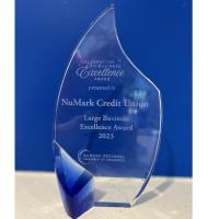 NuMark Credit Union Receives Business Excellence Award from Aurora Regional Chamber of Commerce