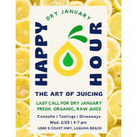 The Art Of Juicing Dry January Happy Hour Event