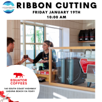 Equator Coffee Ribbon Cutting