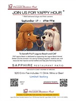 PUP Laguna Beach Charity event at Sapphire Restaurant