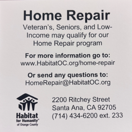 In Need of Home Repairs