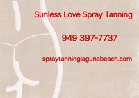 Sunless Love Spray Tanning