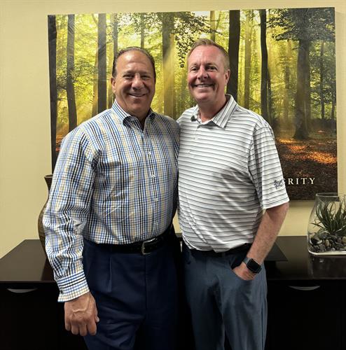 Ralph Adamo, President & CEO and Jeff Olsen at our office in Newport Beach.