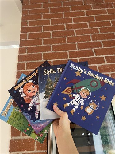 New batch of customer books