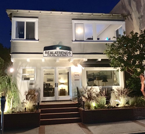 The Realatrends Real Estate office at 1178 Glenneyre St in Laguna Beach