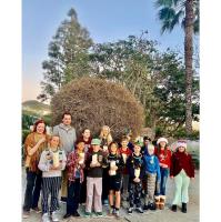 Local school kids, Sally’s Fund, Housing and Human Services Committee came a-caroling to  12/12/2022