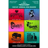 Timber Lake Playhouse Invites Audiences to Celebrate its 65th Anniversary Season in 2026