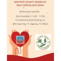 Bastrop County Board of Realtors Blood Drive