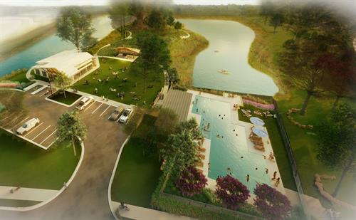 The Lakehouse Amenity center will now feature another community pool. 