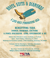 Texas State Rifle Association Annual General Meeting and Fundraiser
