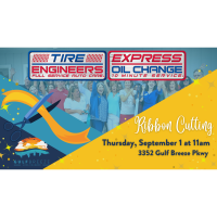 Ribbon Cutting for Express Oil Change and Tire Engineers