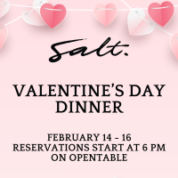 Valentine's Day Dinner at Salt