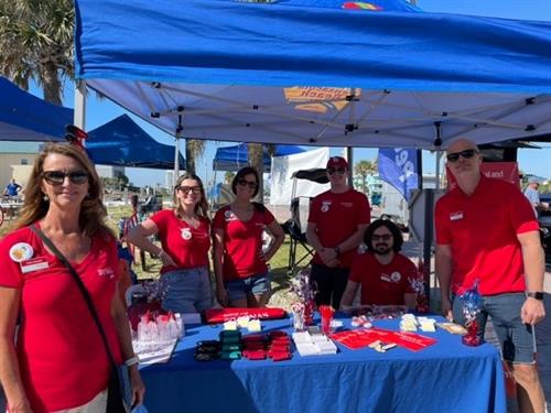 The Gulf Breeze Synovus teams loves to participate in community events.
