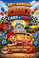 10th Annual Chili, Cars & Kids returns Saturday, February 28, 2026