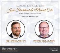 Saltmarsh Elects Josh Strickland and Michael Cole Shareholders
