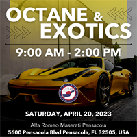 Octane and Exotics Car Meet at Maserati Pensacola