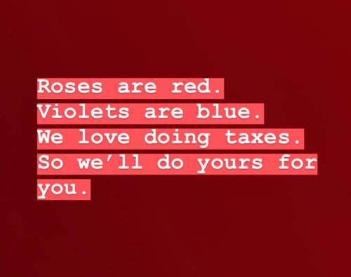 Better at accounting than Valentine's Day poems Better at accounting than Valentine's Day poems