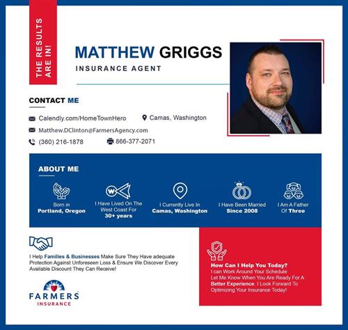 Bio: Matthew Griggs Insurance Agent Bio: Matthew Griggs Insurance Agent