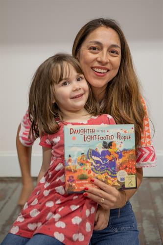 Kiddos at the event got to meet the author, ask questions, and have their books signed.