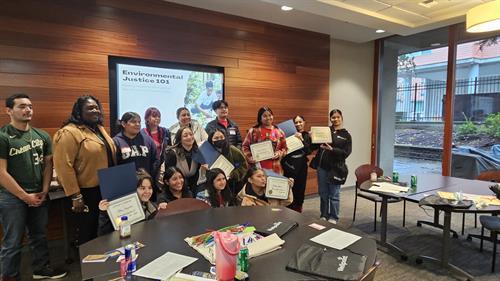 Youth Environmental Justice Training with Standing Ovations Consultants 