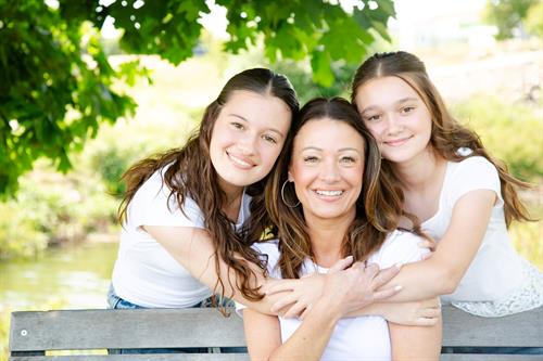 My lovely daughters, Olivia and Sofia
