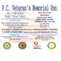 P.C. Veterna's Memorial Run