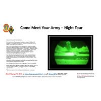 CANCELED: Come Meet Your Army - Night Tour