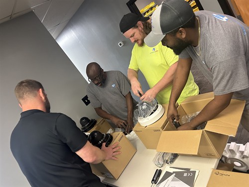 Benching Cameras for security