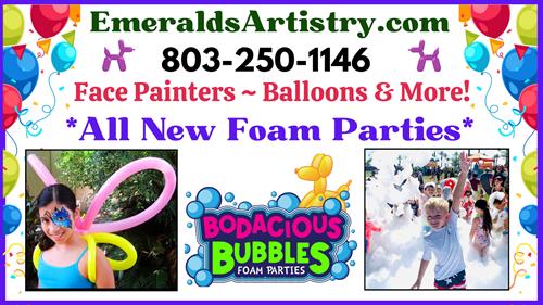 Face Painting, Balloons, Caricatures, Magicians & More