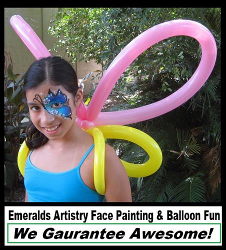 Face Painting & Balloon Twisting Combos Available