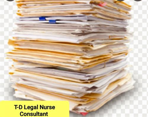 Stacks of Medical Records