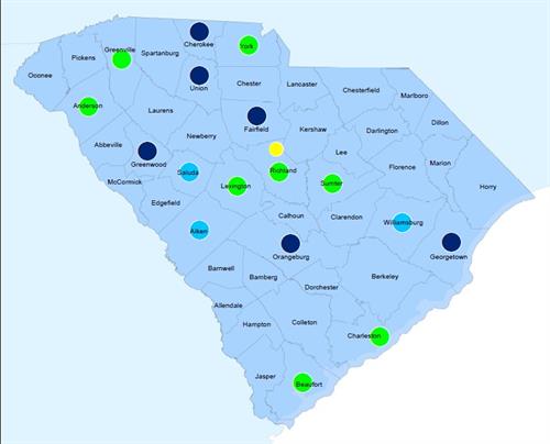presence by county