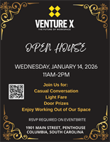 FOR IMMEDIATE RELEASE: Venture X Downtown Columbia Grand Opening – Jan 14