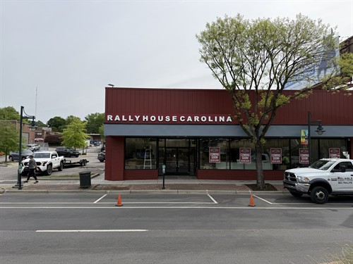 Rally House Sign Install